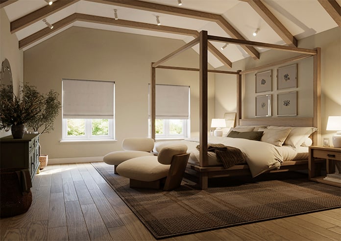 Laura Ashley Swanson, Natural - Twist&Fit Roman Blind - Image 7